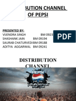 Pepsi Distribution Channel