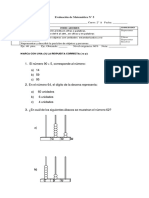 PRUEBA N° MATEMATICA