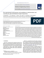 The Experimental Measurement and Modelling of Sedimentation And