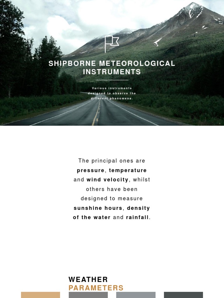 Shipborne Meteorological Instruments PDF Wind Speed Meteorology