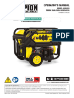 Operator'S Manual: MODEL #100419 7000W Dual Fuel Generator