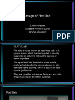 Design of Flat Slab: S.Nancy Debora Assistant Professor (Civil) Karunya University