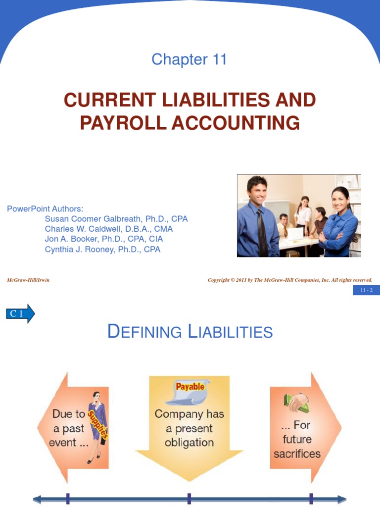 Current Liabilities And Payroll Accounting Payroll Revenue