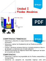 Unidad I - Naturaleza de Los Fluidos y Su Mecanica