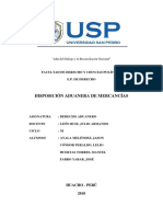 Disposición aduanera de mercancías abandonadas o comisadas