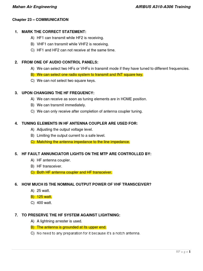 Ch. 23 - Communication | PDF | High Frequency | Very High Frequency