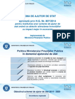 Schema de Ajutor de Stat Pentru Sustinerea Investitiilor