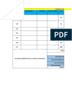 Plantilla de Costos y Presupuestos para Hallar Los Monomios