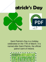 St. Patrick's Day: The Patron Saint of Ireland