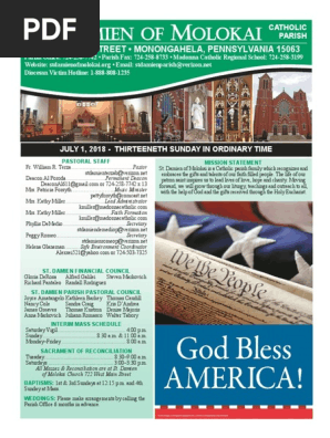 July 1, 2018 - Bulletin