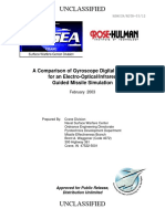 A411726 - A Comparison of Gyroscope Digital Models For An Electro-Optical - Infrared Guided Missile Simulation