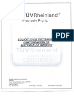 Formulario Cotizacion TUV PDF