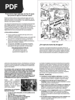 Folleto Básico Con Dibujo Defensa Territorio 2018 Cuestionando Conagua Tamaño Carta