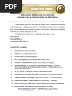 Informática e Comunicação Na Educação