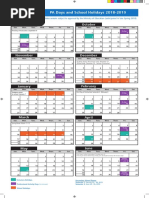 HDSB On Line Calendar 2018-2019