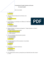 Preguntas de Exposición de Terapia Centrada en La Persona