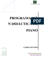 Programacion Piano 2017-18