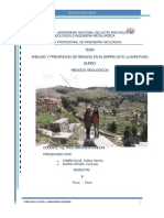 Informe de Riesgos Geologicos