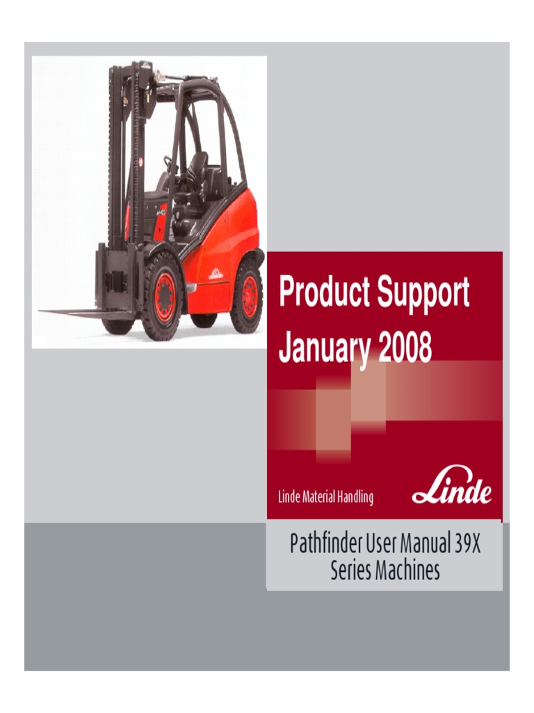 Linde 394 Series Service Manual