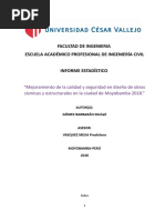 Facultad de Ingenieria Informe Estadistico