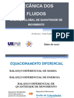 Mecânica dos Fluidos: Balanço de Quantidade de Movimento