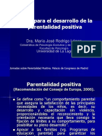 Parentalidad Positiva Maria Jose Rodrigo