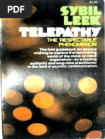 Telepathy. the Respectable Phenomenon by Sybil Leek
