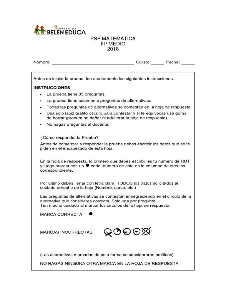 PSF Iii Medio 1 | PDF | Ecuación cuadrática | Geometria plana)