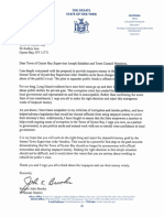 6.26.18 Senator Brooks Letter To Town of Oyster Bay
