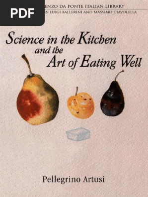 Science In The Kitchen And The Artusi Pellegrino Baca Mur 4726 Pdf Cookbooks Italian Cuisine