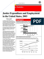 Justice Expenditure and Employment in the United States, 2003 0406 DOJ-Stat