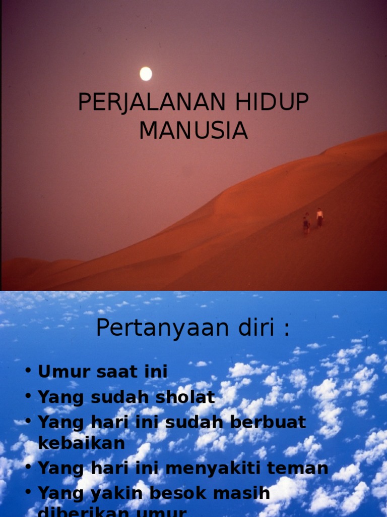 Alur Perjalanan Hidup Manusia Pdf