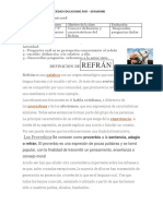Guia de Desarrollo y Definiciones de Elementos Comunes Del Genero Lirico, Refranes, Adivinanzas Trabalenguas