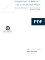 Informe Analisis Espectrográfico