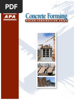 APA Concrete Forming Guide 0