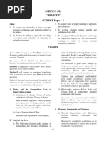 SCIENCE (52) Chemistry SCIENCE Paper - 2: Class Ix