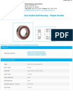 6305LU SingleRowRadialBallBearing SingleSealed (ContactRubberSeal)