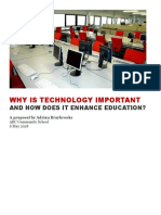 Why Is Technology Important: and How Does It Enhance Education?