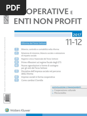 Cooperative E Enti Non Profit Novembredicembre 2017