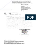 Surat Penyampaian Izin Penggunaan Lahan PDF