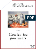 Contra Los Gourmets - Montalban, Manuel Vazquez