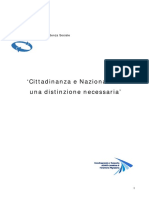 Cittadinanza e Nazionalita