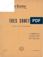 TURINA 3 Sonetos, Op.54 PDF