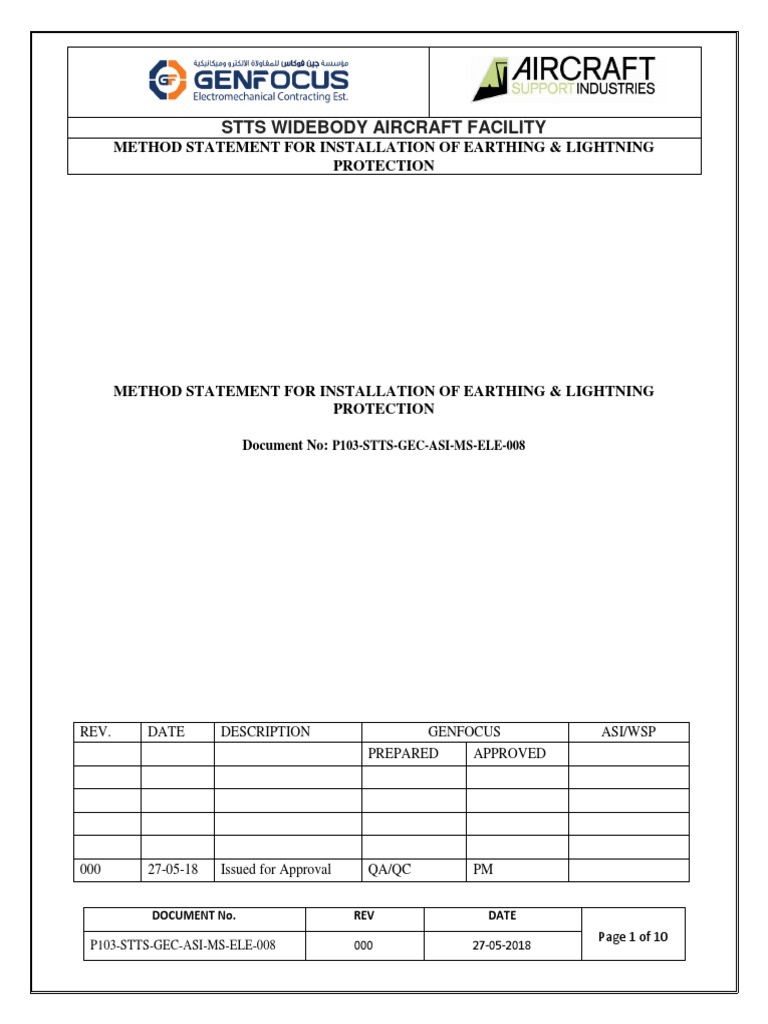 Earthing & Lightning Protection Method | PDF | Electricity | Building ...