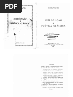 SPINA Introdução à Poética Clássica