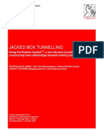 Jacked Box Tunnelling
