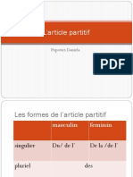 article partitif.pptx