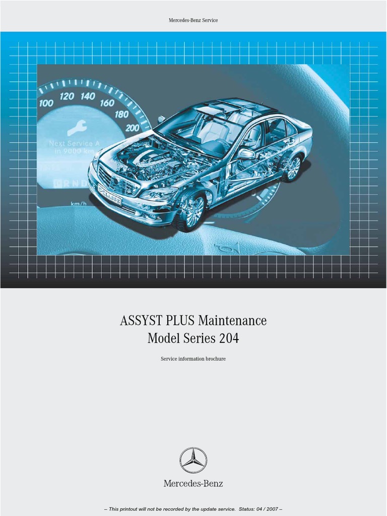Wartung Assyst Plus 204 en | PDF | Tire | Fuel Economy In Automobiles