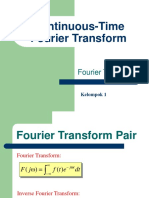 Continuous-Time Fourier Transform