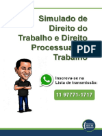 simulado DIR TRABALHO 